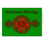 Happy Kwazza Blessings African-American Africa cards