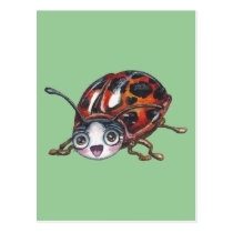 Happy Ladybug postcards