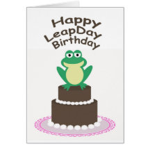 Happy Leap Day Birthday Cards