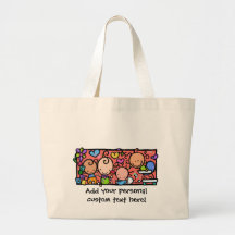 Happy Little Babies. Customisable tote Bags