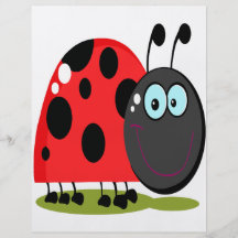 happy little lady bug flyers