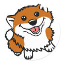 Happy Little Shiba stickers