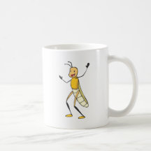 Happy Locust Cartoon Mug