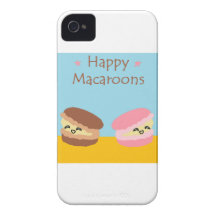 Happy Macaroons iPhone 4 Covers