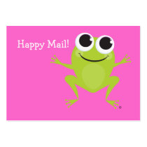 "Happy Mail" Cute frog card - Customise it!
