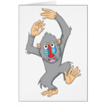 Happy Mandrill Monkey cards