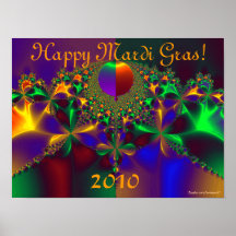 Happy Mardi Gras!  2010 Print