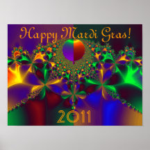 Happy Mardi Gras!  2011 Print