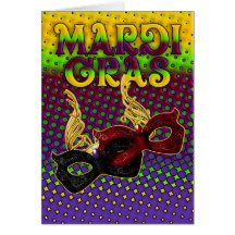 Happy Mardi Gras, Celebration Greeting Cards