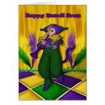 Happy Mardi Gras Greeting Card