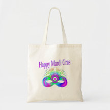 Happy Mardi Gras Mask Bag