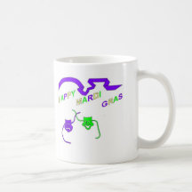 Happy Mardi Gras Mugs