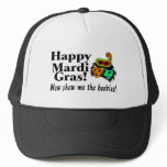 Happy Mardi Gras Now Show Me The Boobies hats
