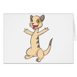 Happy Meerkat Cartoon Card