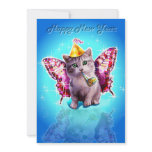 Happy Mew Year Custom Invites