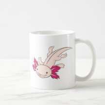 Happy Mexican Axolotl Coffee Mugs