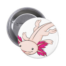 Happy Mexican Axolotl Pins