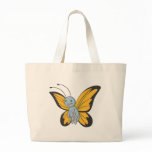 Happy Monarch Butterfly Canvas Bags