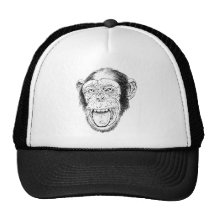 Happy Monkey Mesh Hats