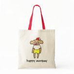 Happy Monkey Tote Bag