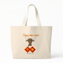 Happy Moo Year v2 Tote Bag