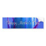 Happy Mother's Day Blue Rose Bumper Stickers