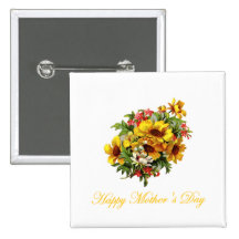 Happy Mother's Day (bouquet) Pins