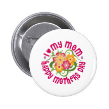 Happy Mothers Day Buttons