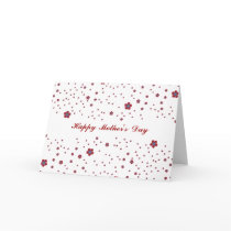 Happy  Mother's  Day floral card