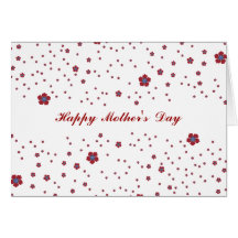 Happy  Mother's  Day floral card