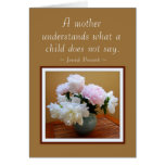 Happy Mother's Day From Son Peonies Card