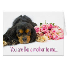 Happy Mother's Day Like A Mum Card With Dog