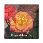 Happy Mothers Day Rose Magnet