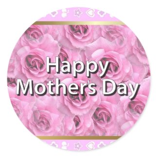 Happy Mother's Day Round Sticker