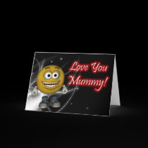 Happy Mothers Day with Smiley Card