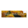 Happy Mother's Day Yellow Roses Bumper Sticker