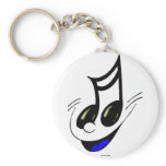 Happy Music Key Keychain