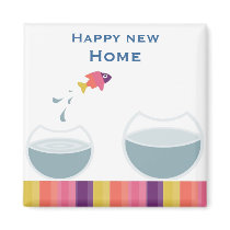 Happy new home magnets