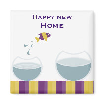 Happy new home magnets