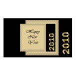 Happy New Year 2010 business cards