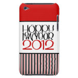 Happy New Year 2012 black red iPod Touch Case-Mate iPod Touch Case