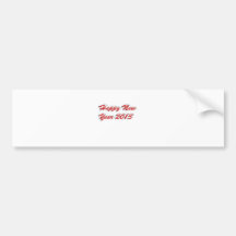 Happy New Year 2013 Bumper Sticker