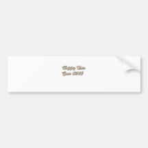 Happy New Year Bumper Sticker