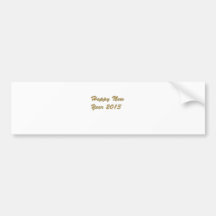 Happy New Year Bumper Sticker