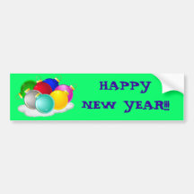 Happy new year!!! bumper stickers