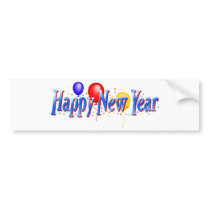 Happy New Year! bumper stickers