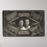 Happy new year card poster