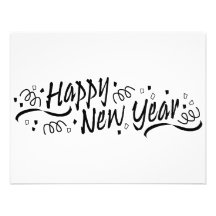 Happy New Year Celebration Invitations