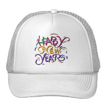 Happy New Year Colour Trucker Hat