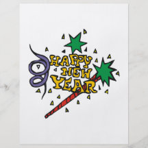 Happy New Year Flyer Design